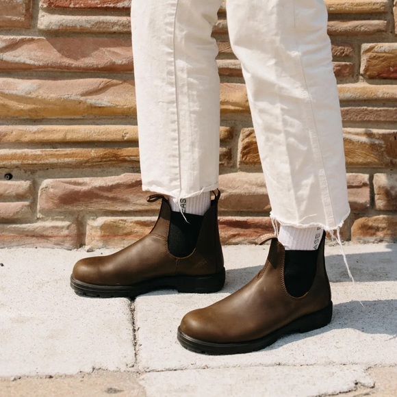 Blundstone Shoes - Blundstone Antique Brown Chelsea Boots #1609